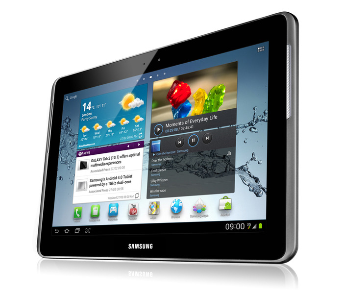 новый 10-дюймовый планшет семейства Galaxy Tab 2