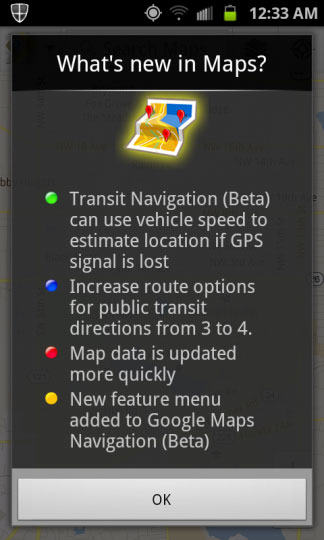 Google Maps обновились до версии 6.1