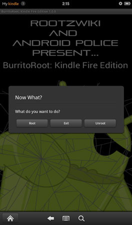 Получены права root для прошивки 6.2.1 на Kindle Fire