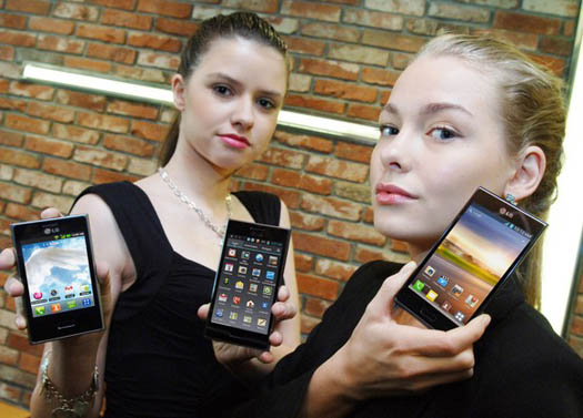MWC 2012: смартфоны Optimus L7, L5 и L3 от LG