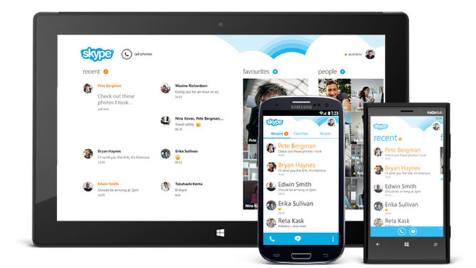 Вышла новая версия Skype для Android
