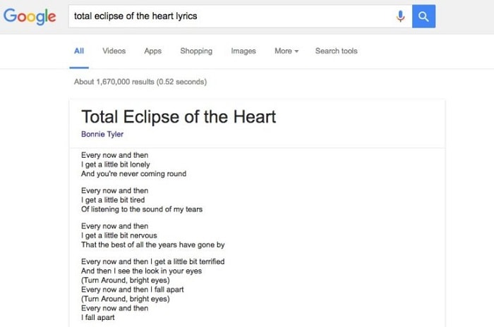 Поиск песен с Google теперь легче