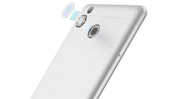 Внешний вид камеры смартфона от Xiaomi Redmi 3s 