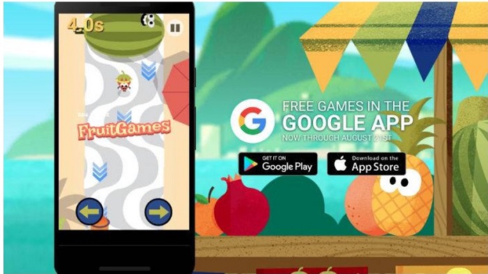 Google Doodle Fruit Games