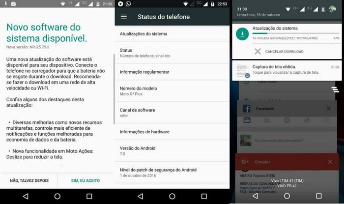 Тестирование Андроид Нуга на Moto G4 Plus 